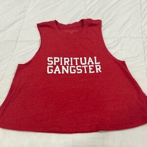 Spiritual Gangster Red Women's Tank Top - Medium